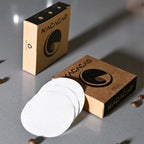 KACACAO Coffee Filter Paper Espresso Paper Filters 51/53/58mm 100pcs Puck Screen For Delonghi Breville Portafilter Machine Tools