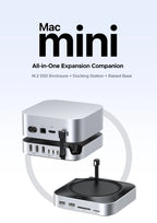 UGREEN USB HUB Docking Station for Mac Mini M4 M4 Pro M.2 NVMe SSD 8TB Max 10Gbps USB-A&C Ports SD&TF 170MB/s USB Splitter Dock