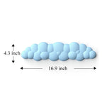 Keyboard Cloud Wrist Rest Pad Anti-Slip Desk Mat Memory Foam Palm Rest Ergonomic Mouse Pad Typing Wrist Rest for Office