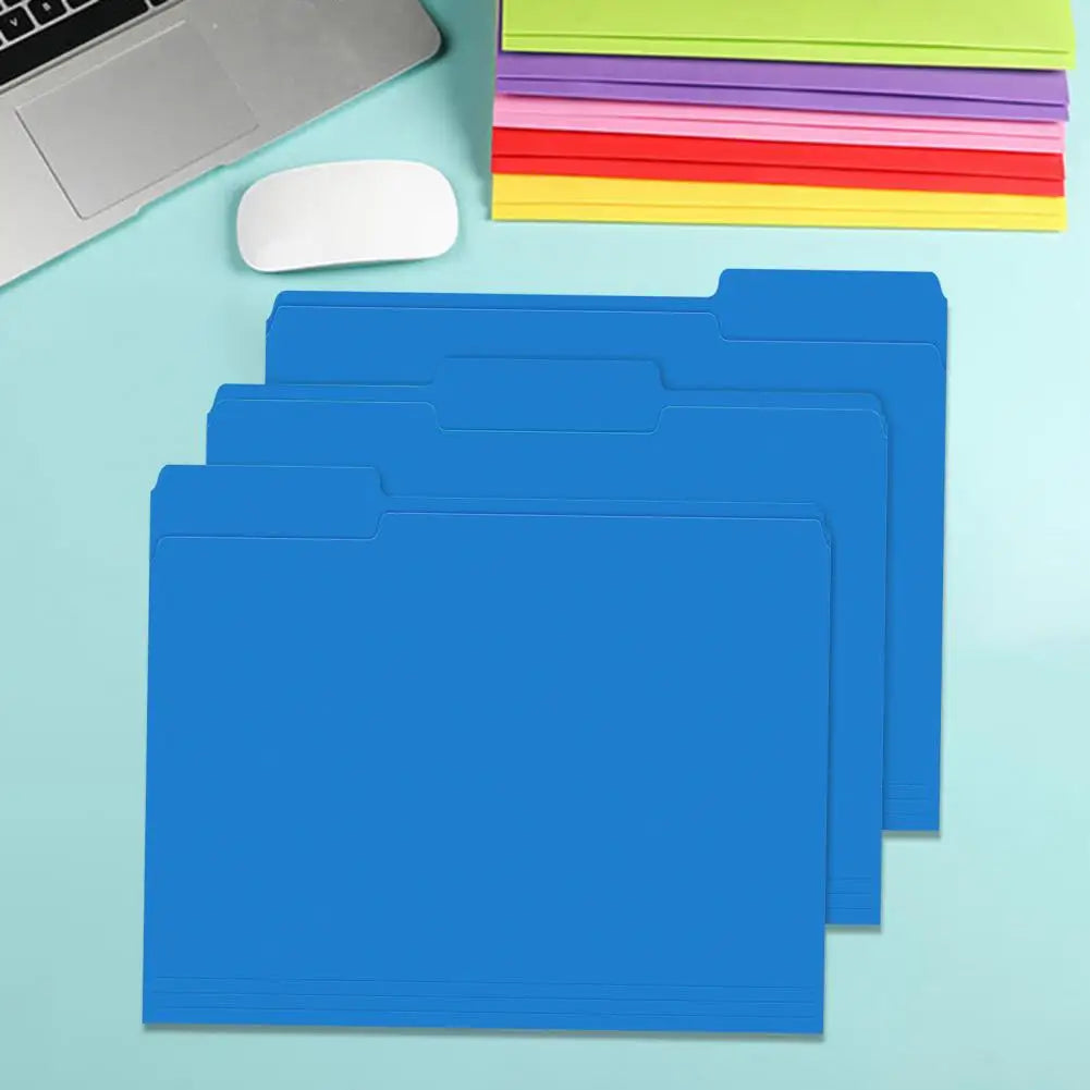 50Pcs Manila File Folders Standard Letter Size File Folders Business Document Organizers Home Office Organization School Supply
