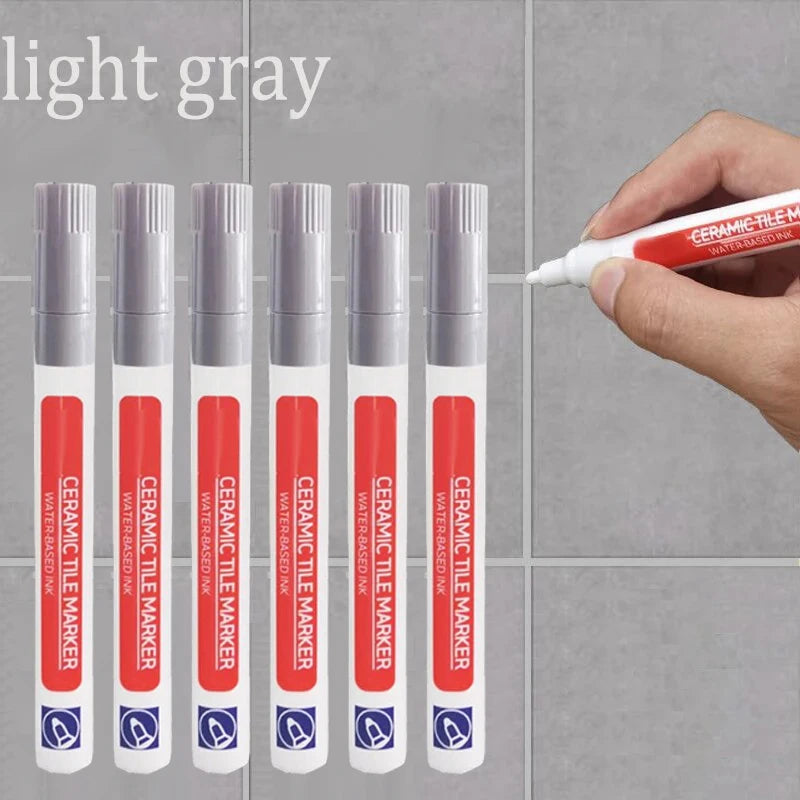 3PCS Tile Marker Tile Grout Repair Tile Grout RepairTiles Marker Joint Feeding Pen Tiles Paint Pen Erasable Whiteboard Marker