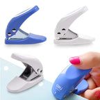 Metal 3/6mm Circular Hole Single-Hole Handheld Punching Machine, Capable of Punching Through 8 Sheets of A4 Paper - A Punch Tool