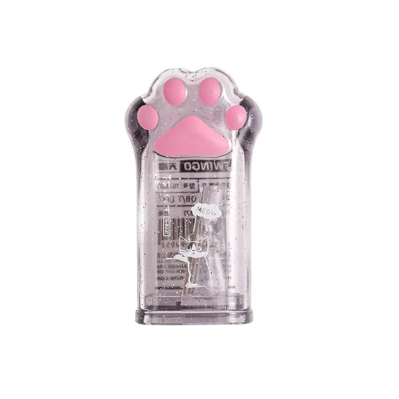 Kawaii Cat Paw Pencil Sharpener Cute Portable Kids School Stationery Gift