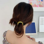 Korean Elegant Hair Rope Bracelet Scrunchie Women Elastic Hair Rubber Bands Accessories For Girls Tie Hair Ring Headdress Holder