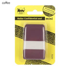 Portable Seal Applicator Confidential Stamp Identity Protection Roller Stamps Express Privacy Random Code Photosensitive Stamps