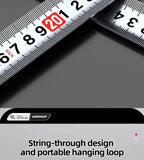 GREENERY 3/5/7.5M Meters Metric Tape Measure Self-Locking Steel Measuring Tape High Precision Wear-Resistant Construction Tools