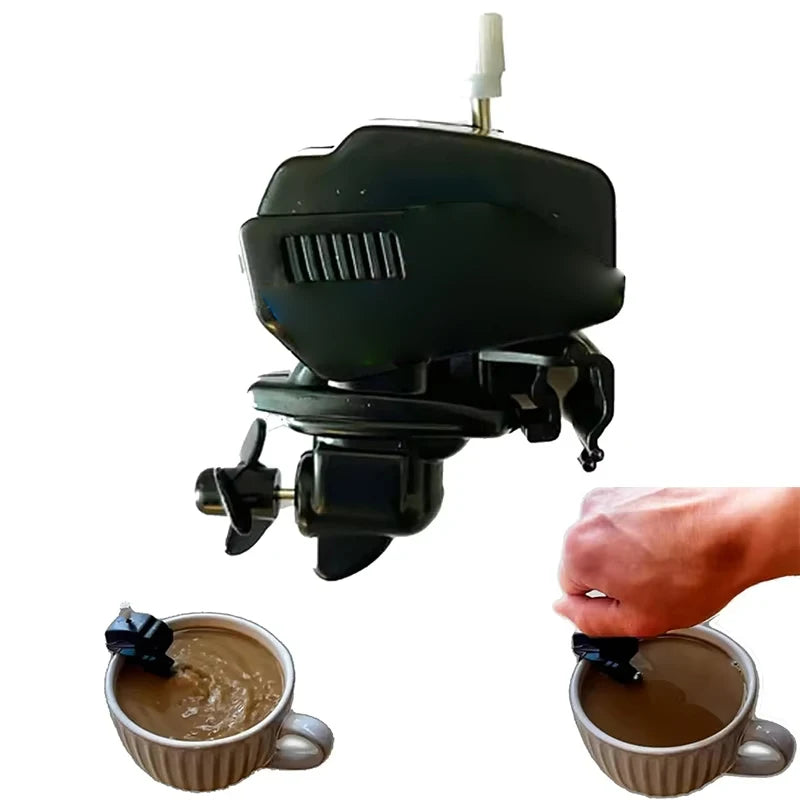 2025coffee Kitchen Stirrer Boat Motor Coffee Stirrer Novelty Coffee Mixer Boat Engine Coffee Stirrer Unique Drink Mixing Gadget