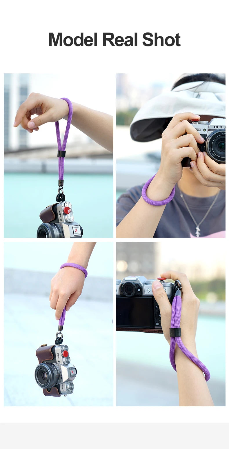 Nylon Camera Wrist Strap Quick Release Hand Belt for GoPro Nikon DSLR Mirrorless Camera Rope SLR Camera Wrist Strap Accessories