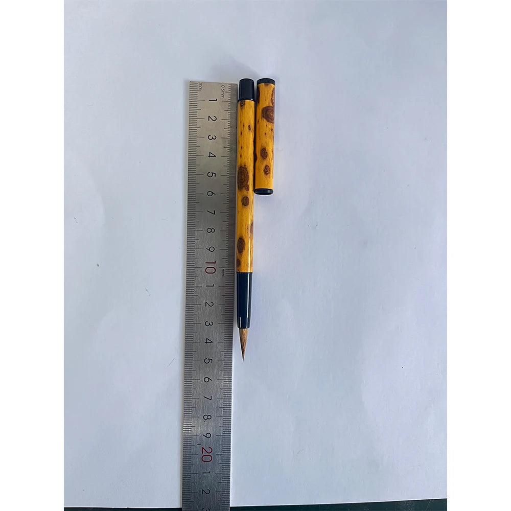 Artsecret Portable Calligraphy Brush for Small Characters Ink Watercolor Detail Paint kolinsky Nylong Mix Hair Writing brush