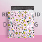 100PCS Poly Mailer Adhesive Envelope Shipping Bag DIY Garment T-shirt Dress Jacket Bra Christmas Toys Gift Packaging Pouches