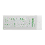 Arabic Keyboard Cover Stickers for MacBook Notebook Desktop Standard Letter Stickers Matte PVC Keyboard Letters Transparent
