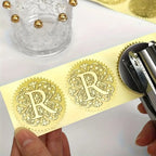 Customized Embosser Stamp Private Logo Customization Library Book Invitation Wedding Embossing Stamp Company Paper Leather Seals