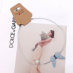 Jewelry Display Card Price Tag Foldable Kraft Paper Card For Necklace Bracelet Headband Hairband Hanging Label Packing Holder