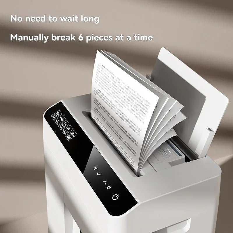 High-capacity Office Shredder with Five-level Security and Shredding Function It Can Shred Large Volumes of Documents and CDs