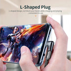 Elough 120W USB Type C To USB C Magnetic Adapter 90 Degree Fast Charging Magnetic Converter For Macbook iPad Pro Switch Samsung