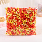 50/300/500 pcs Girls Colorful Elastic Hair Bands Ponytail Hold Hair Tie Rubber Bands Scrunchie Hair Accessories Bands for Girls