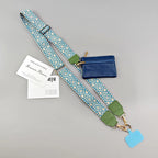 Adjustable 2-in-1 Crossbody Mobile Phone Lanyard Strap Anti-lost Cell Phone Case Rope With Universal Clip Zippered Coin Purse