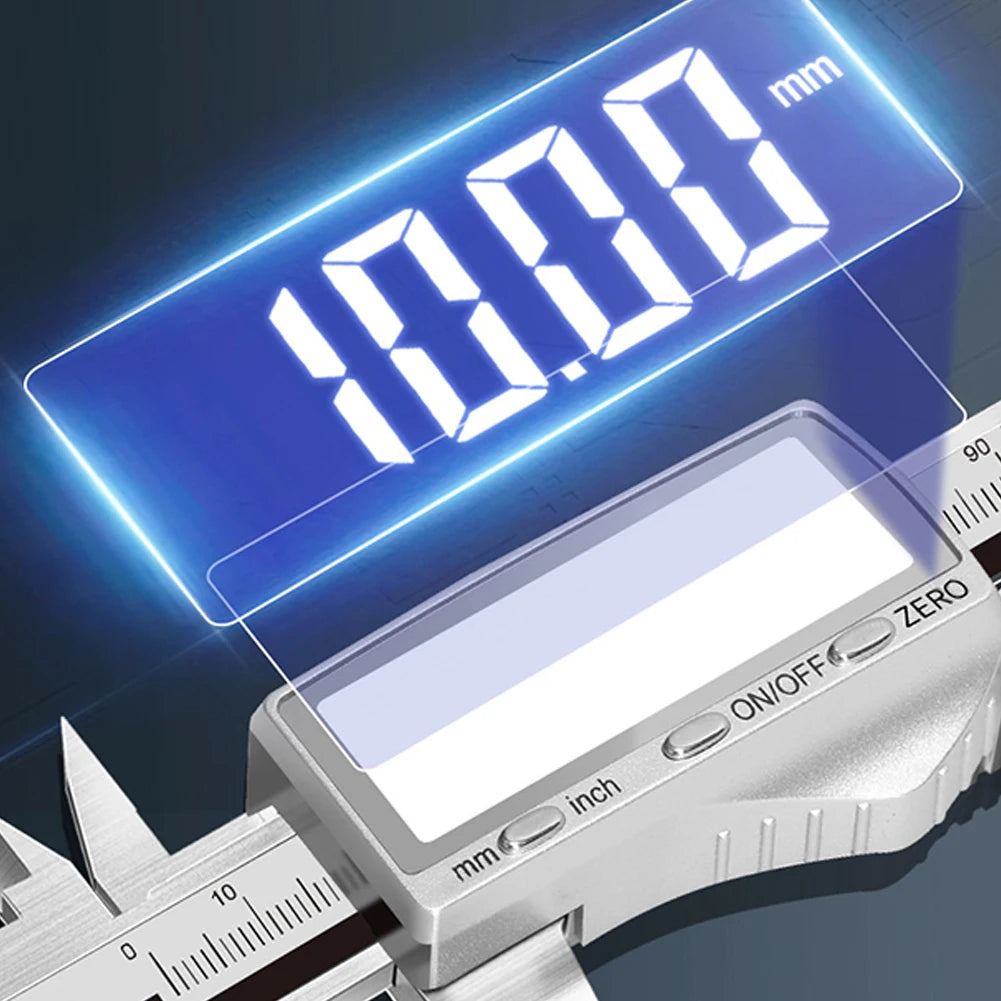 Digital Caliper Rechargeable Vernier Measuring Tool High-Precision 0.01mm Stainless Steel Depth Gauge For Jewelry