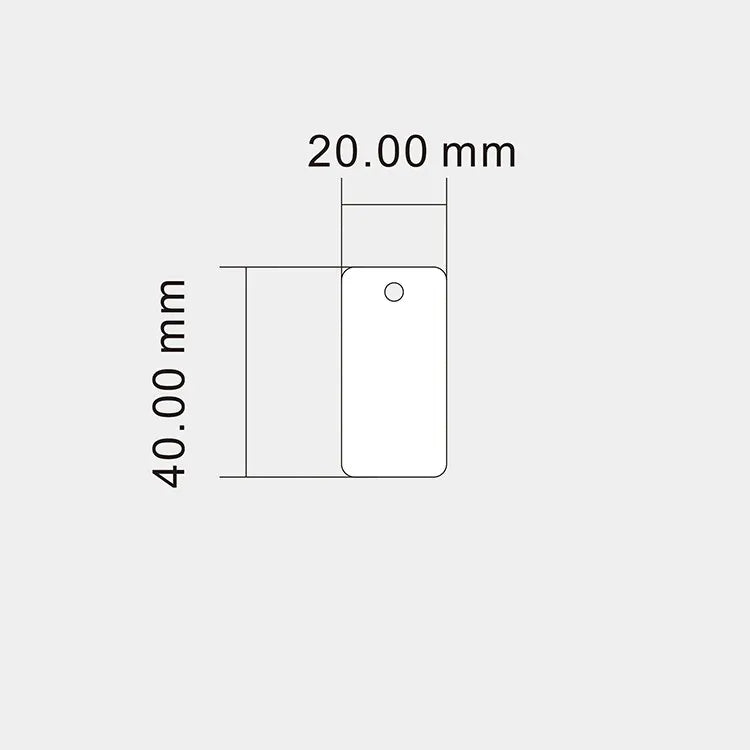1000pcs Waterproof Hang Tags Transparent Frosted PVC Cards Clothing Hang Tags Price Tag Wear-resistant Durable Thickness 0.27mm