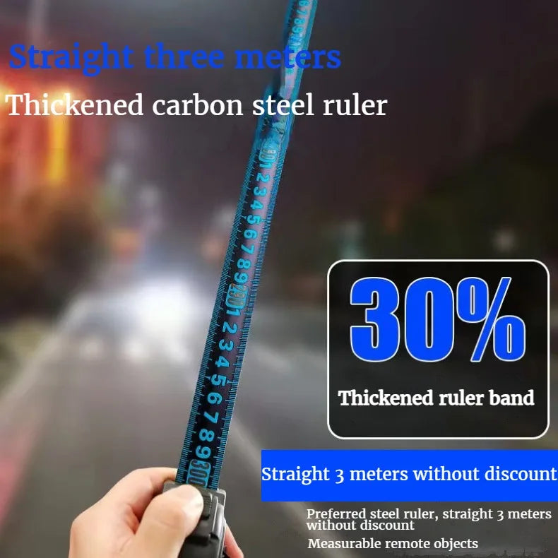Portable High-precision Measuring Tape Thickened Wear-resistant Tape Measure Retractable Blue 3M 5M 7.5M 10M Work Measuring Tool