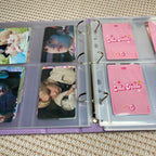 A5 3 Ring Photocard Binder Glitter with Magnetic Button Ins Photo Album Kpop Card Binder 1 2 4 Pocket Sleeves 4×6 10×15 PVC Free