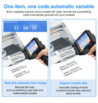 Mini Handheld Inkjet Printer 2-12.7mm for Text QR Barcode Batch Number Logo Date Label Printer with 0/1/2 Ink Cartridges