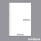 60 Sheets A4 A5 B5 Refill Spiral Binder Inner Page Notebook Loose Leaf Weekly Monthly To Do Line Grid Inside Paper Stationery
