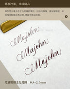 Creative for MAJOHN P136 P137 P138 P139 No.6 Solf Flex Nib Grip Section Fountain Pen Copperplate ES ER Round Body Point Nib
