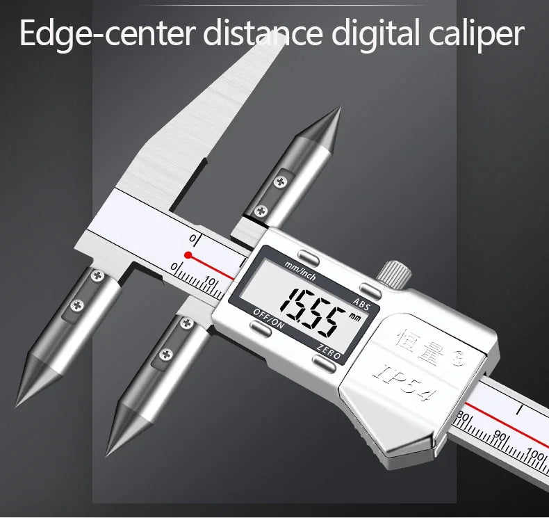 Edge-Center Distance, Center Distance, Digital Caliper, Cone Probe Hole Distance, Centerline Caliper, Edge-To-Hole Measurement