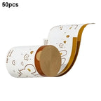 50 100pcs Scented Drawstring Trash Bags Thickened Camellia Fragrance Garbage Bag for Kitchen Odor Control Waste Bag