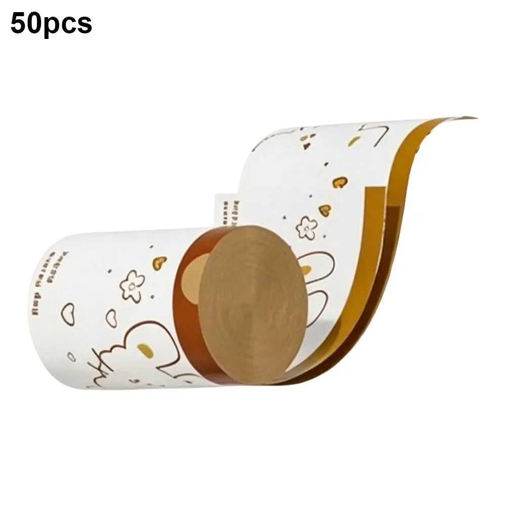 50 100pcs Scented Drawstring Trash Bags Thickened Camellia Fragrance Garbage Bag for Kitchen Odor Control Waste Bag