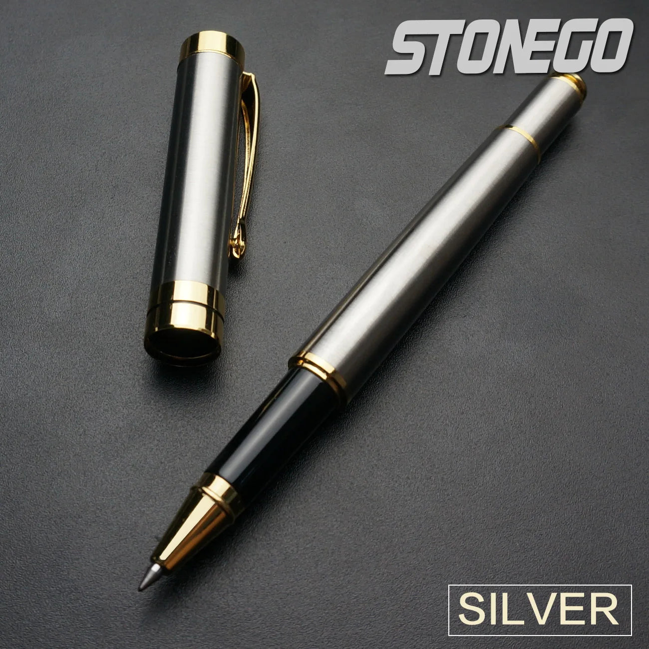 STONEGOP remium Ballpoint Pen Retractable Lacquer Rollerball Pen Smooth Writing Roller Ball Pen Elegant Executive Signature Pen