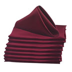 30pcs Satin Square 30cm Napkins Handkerchief Table Dinner Napkin For Wedding Party Decoration Birthday Christmas Cloth Tea Towel