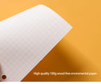 High Quality Ring Binder Notebook A5 Personal A6 A7 A8 Size Insert Refills Loose Leaf Spiral Diary Planner Inner Core 100g Paper