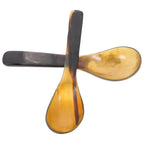 2 Pcs Ox Horn Spoons Kitchen Gadgets Smooth Surface Restaurant Hotel Buffet Easy Clean Daily Use Decorative Effects Rice