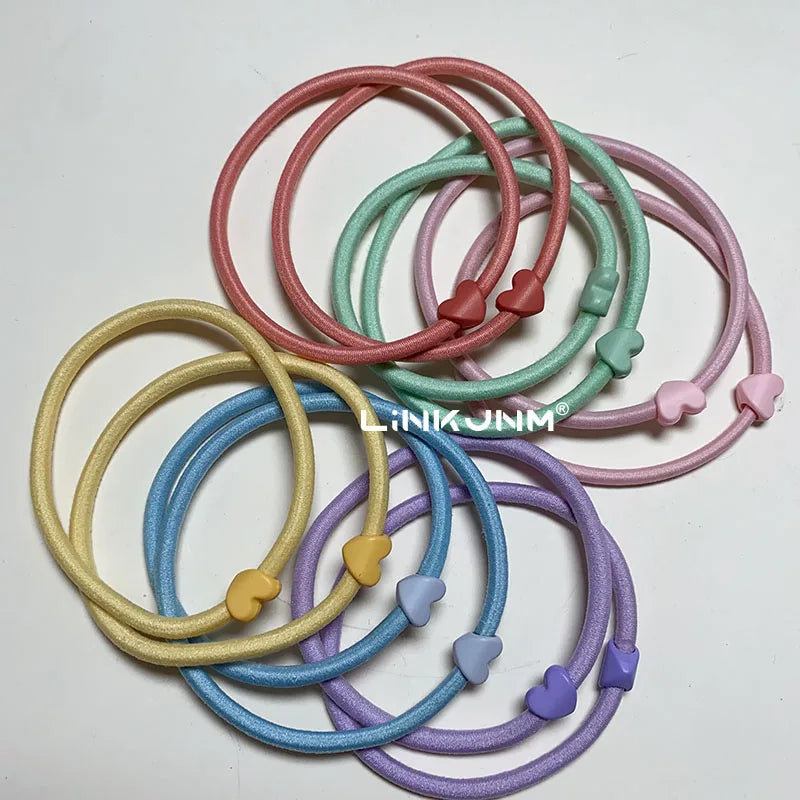10PCS New Girls Elastic Hair Rubber Bands Kids Headbands Women Hair Tie Hair Gum Ponytail Hair Holders Hair Accessories