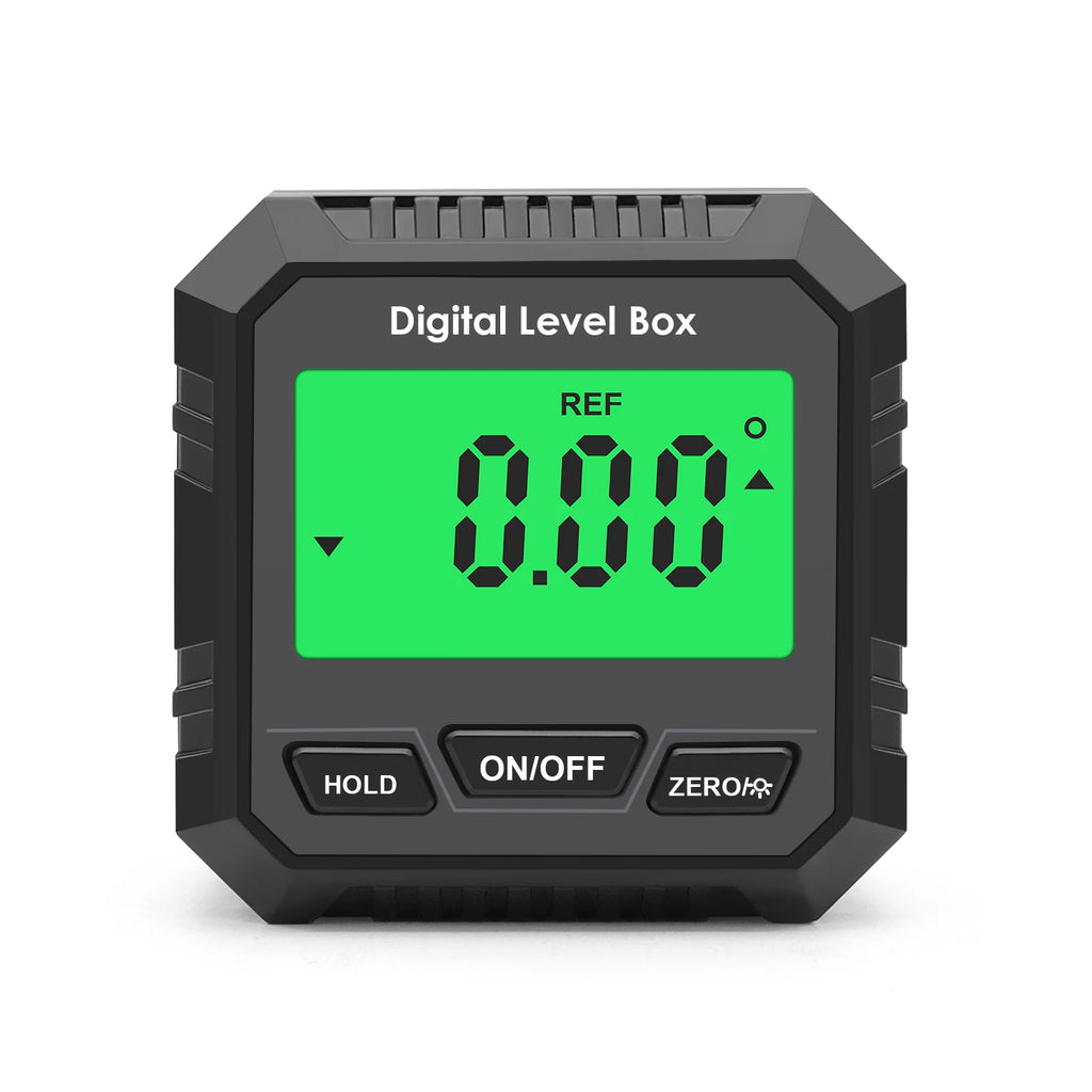 LCD Digital Angle Gauge Magnetic Protractor Inclinometer Mini Level Meter 360 Degree Angle Finder Goniometer for Decoration
