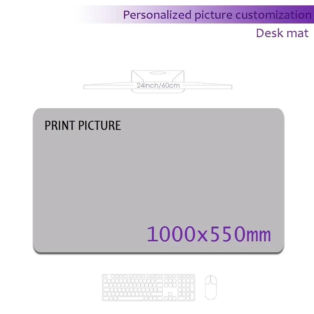 Create Your Own Personalized Mousepad Print Custom Mouse Pad Company Playmat Deskmat 1200x600 Customizable Keyboard Computer Mat