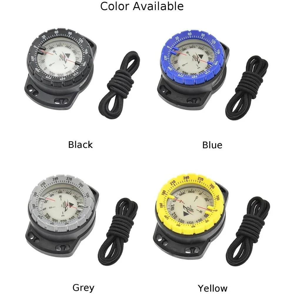 Outdoor Dive Noctilucent Compass Professional Waterproof Navigator Digital Scuba Luminous Balanced Watch For Underwater Swimming