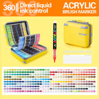 168/120/72/60/48/36/24/12pcs Dual Tips Artist Markers Set Acrylic Marker Set Ideal For School, Office Decor, And Artistic Gifts