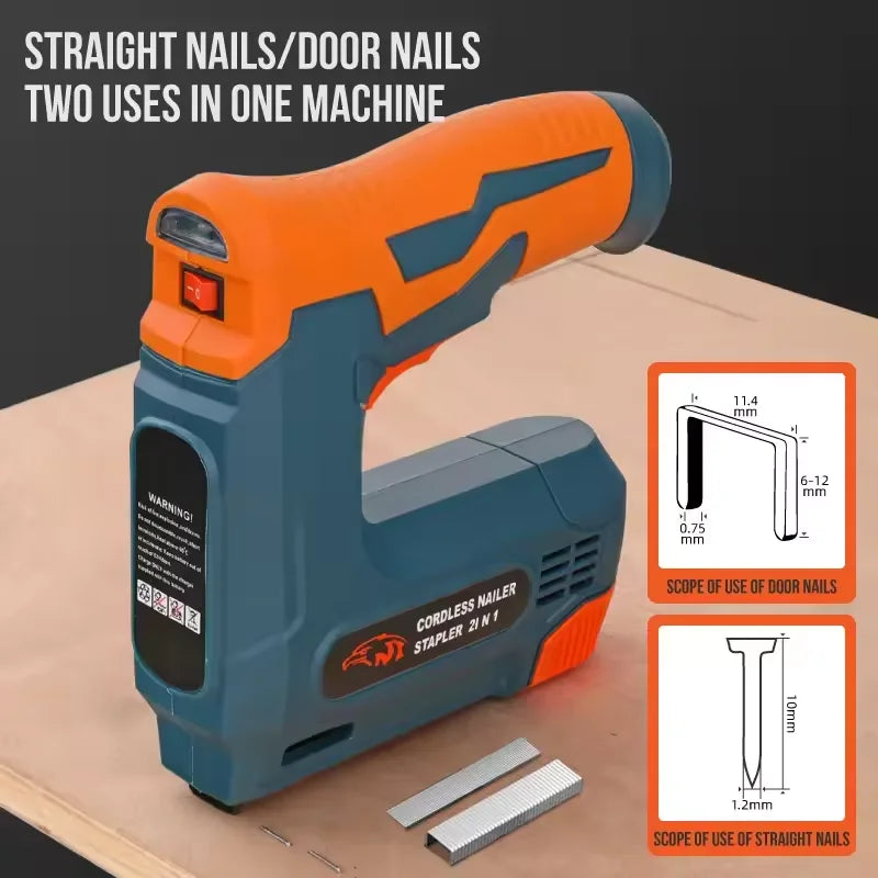 Air Nail Gun Furniture Pneumatic Gun Wood Frame Stapler Pneumatic Tool Power Tools F10