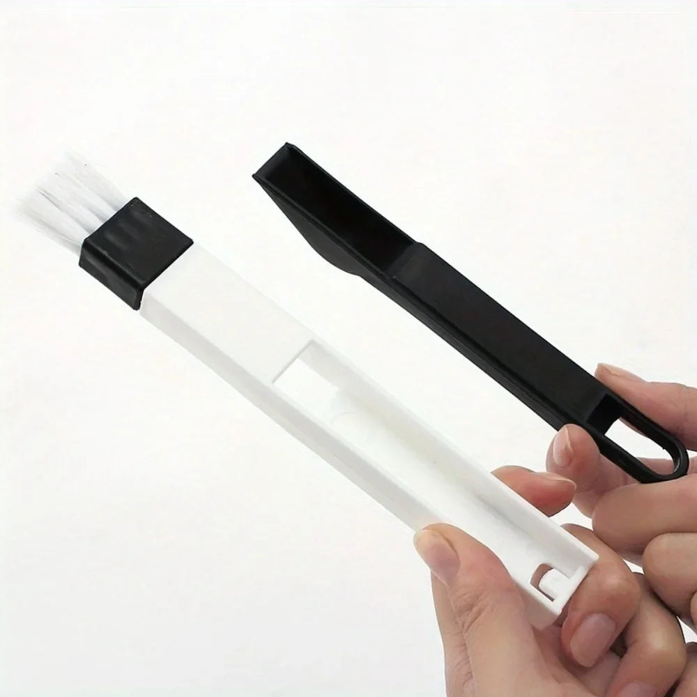 1PCS Portable Cleaning Brush Multifunctional Door and Window Keyboard Groove Cleaner Dust Shovel Window Rail Cleaning Tool