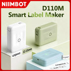 Niimbot D110 Smart Portable Label Printer Mini Pocket Thermal Sticker Maker Self-adhesive Label Papers For Office Home USE