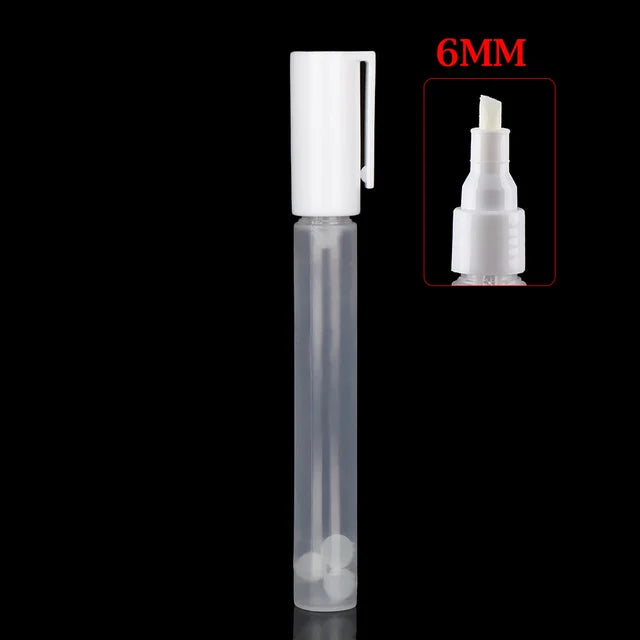 Creative Plastic Empty Pen Rod 3mm 5mm 6.5mm 8mm 10mm Barrels Tube for Graffiti Pens Liquid Chalk Markers Paint Pen Accessories