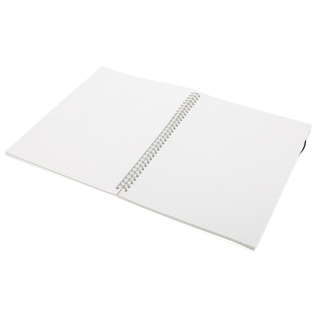 Premium Square Grid Spiral Notebook Heavy-Duty Graph Paper Notepad for Students Professionals Office School Daily Planning Diary
