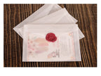 50pcs/lot Translucent Envelopes for Wedding Invitation European Style Sulfuric Acid Paper Envelope Business Storage Bag Envelope