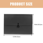 Multi-Layer Accordion File Folder Large Capacity Expanding File Storage Bag Document Organizer Office School Travel Paper Holder