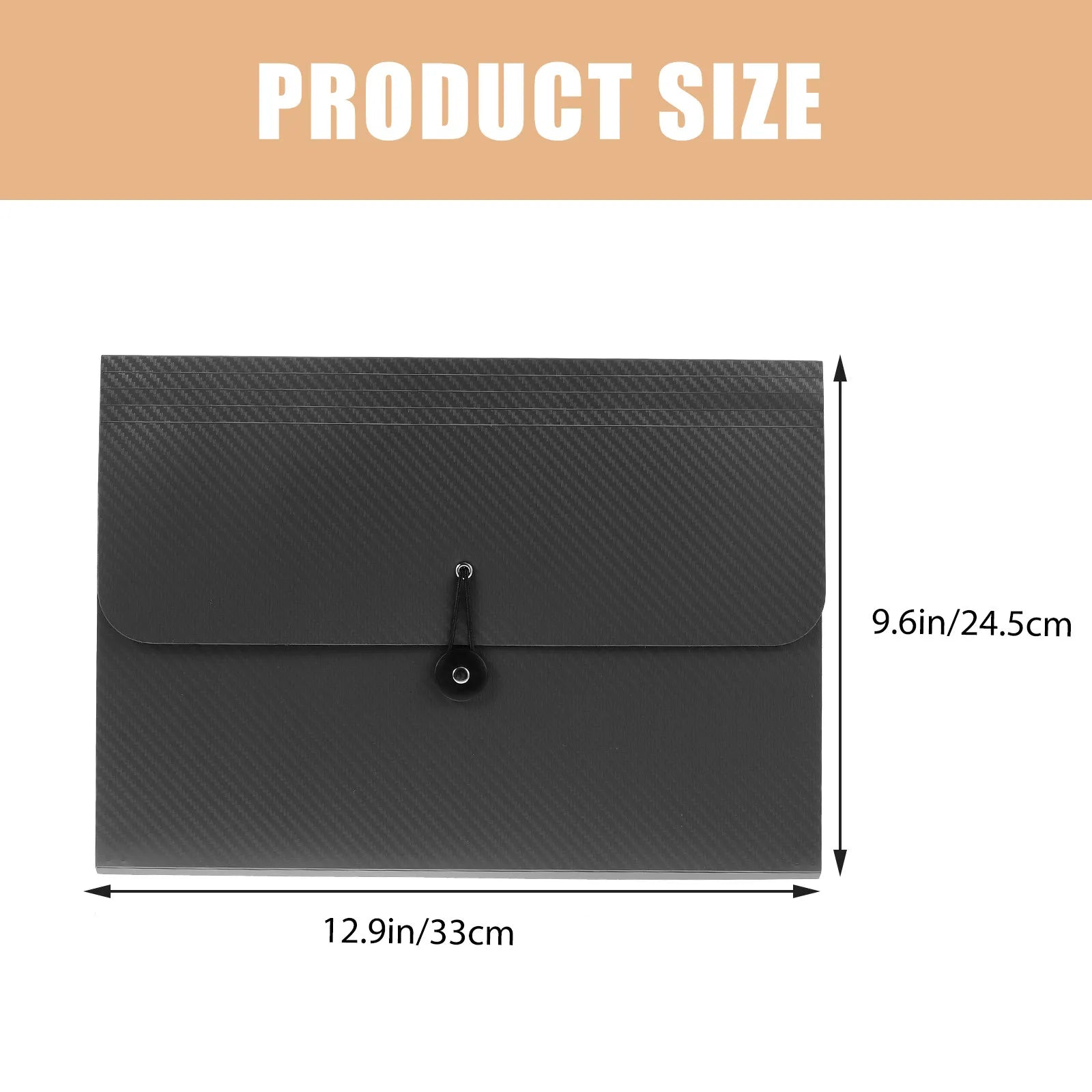 Multi-Layer Accordion File Folder Large Capacity Expanding File Storage Bag Document Organizer Office School Travel Paper Holder