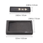 Ink Stone Inkstone Calligraphy Painting Chinese Traditional Grinding Inkstick Block Stickcontainer Practice Suzuri Pad Inkslab