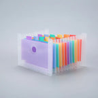 1pc 13 Grid Indexed A6 Organ Bag, Capable of Standing and Large Capacity Expandable Bill Storage Bag Folder